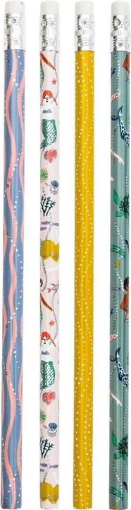 Image du produit Rico Design Bleistift Meerjungfrau 4 Stück, Schwarz (HB, 4 x)