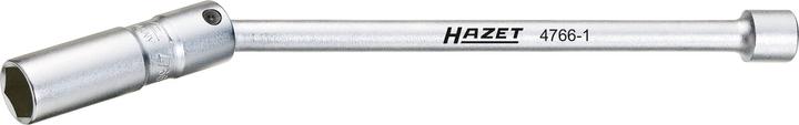 Immagine prodotto HAZET Chiave per candele di accensione 4766-1 ∙ Attacco quadro, cavo, 10 mm (3/8 di pollice) ∙ Prof…