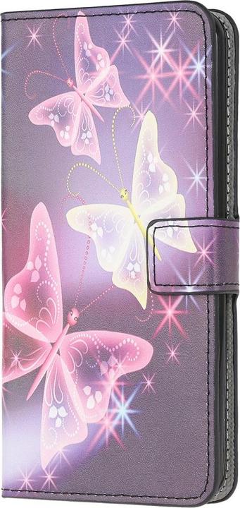 Actual product image Cover-Discount Galaxy S10 Lite - leather case butterfly purple (Samsung Galaxy S10 Lite)
