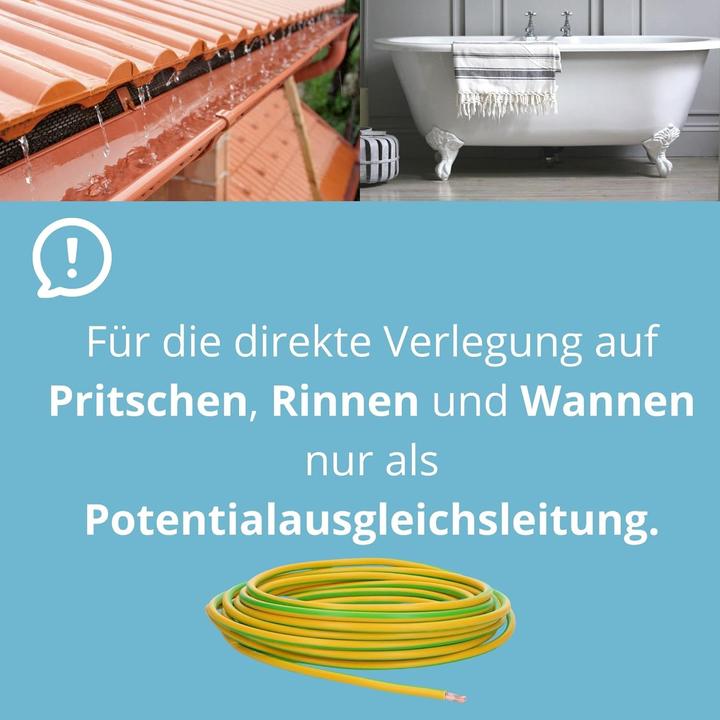 Actual product image Lapp 10 metres 4520006 H07V-K 16.0 mm² green-yellow I Earthing cable I Protective earth conductor 16mm2 (10 m)