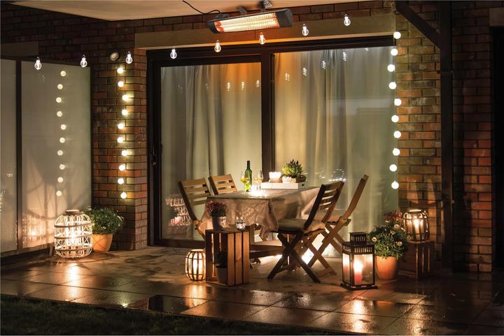 Produktbild Alpina Garden Heizstrahler Terrasse - ohne Fernbedienung (2000 W)