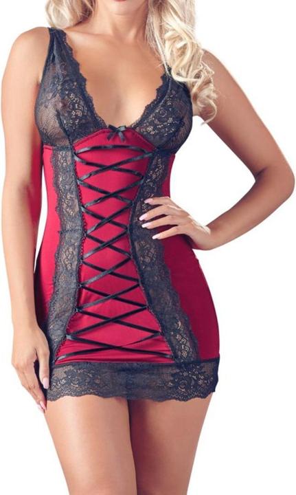 Produktbild Cottelli Collection Dessouskleid mit Spitze (L)