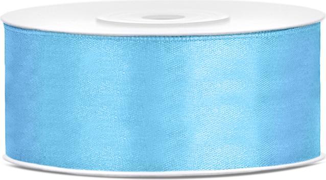 Image du produit Partydeco Satin Ribbon, sky-blue, 25mm/25m (1 pc. / 25 lm) (Ruban, 1 x)