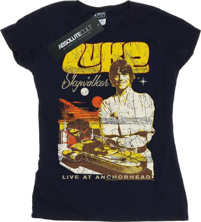 Star Wars Luke Skywalker Rock Poster TShirt (XL)