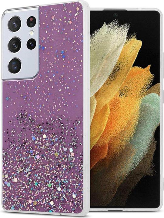 Viola con glitter