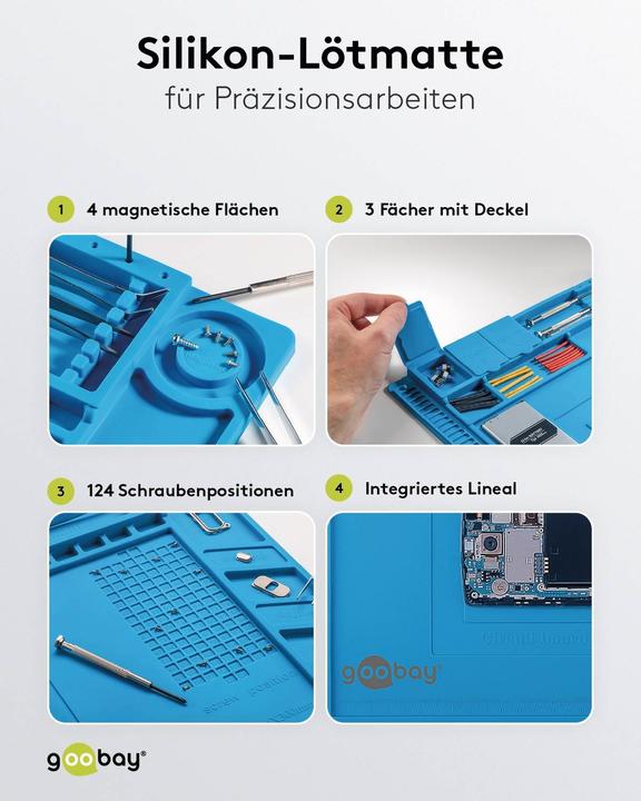 Image du produit Goobay Tapis de soudure en silicone (Racks)