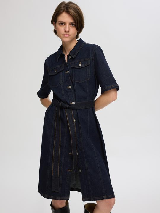 Image du produit Selected Femme Robe en jean à manches courtes (40)