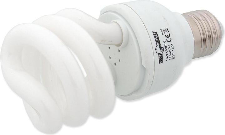 Productafbeelding Repti Planet Terrariumlamp spaarlamp 5.0 13 W, lampvoet: E27 (UVB, UVA)