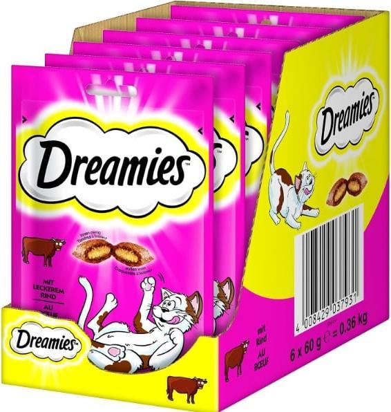 Image du produit Dreamies Sachet portion au boeuf (Adulte, 6 pcs, 360 g)