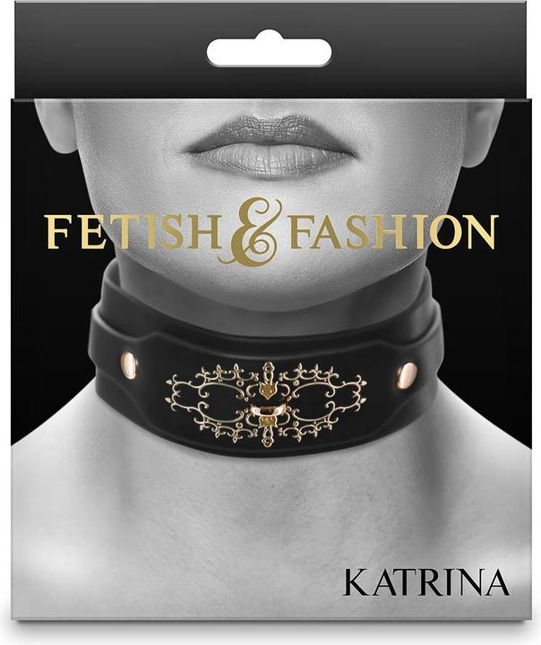 Actual product image NS Novelties Fetish & Fashion Katrina Collar - Black