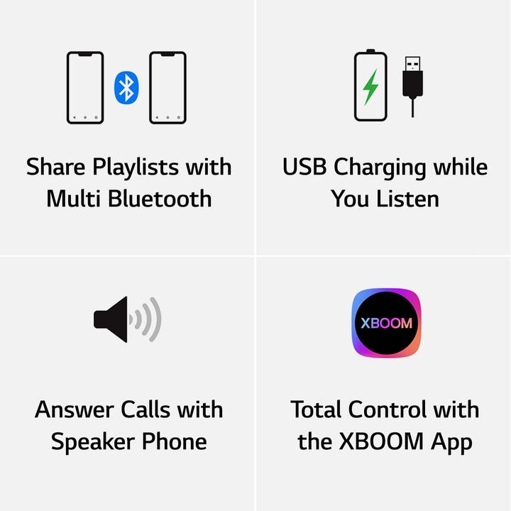 Image du produit LG Xboom Go Pl2 (10 h, Fonctionnement sur batterie)