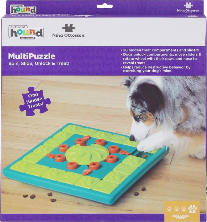 Actual product image Nina Ottosson Multipuzzle (Intelligence toy dog)