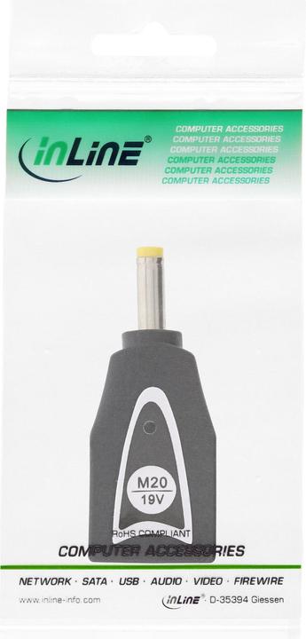 Image du produit InLine Prise interchangeable M20 (19V) pour bloc d'alimentation universel (90 W)