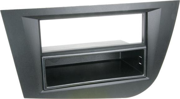 Produktbild ACV 281328-33 | Radioblende Seat Leon 2005 bis 2009, schwarz (2 DIN mit Ablagefach)