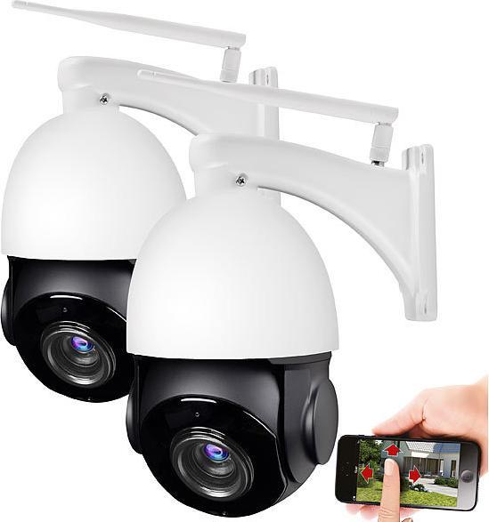 Immagine prodotto 7links Set di 2 telecamere di sorveglianza IP PTZ (2560 x 1440 Pixels)