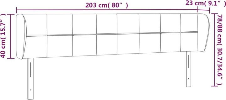 Produktbild VidaXL Sherwynd (203 x 23 x 88 cm)