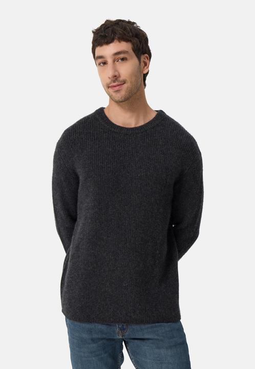 Cash-Mere Grobgestrickter Wolle Kaschmir Rundhals Pullover