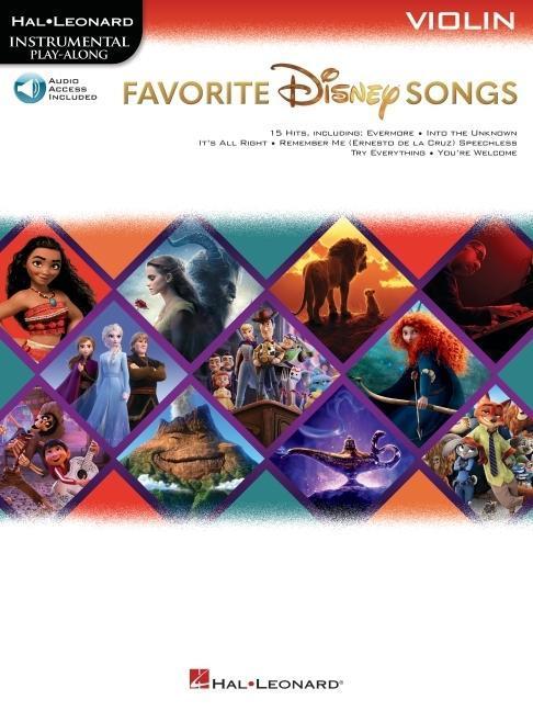 Image du produit Favorite Disney Songs: Instrumental Play-Along for Violin: Instrumental Play-Along for Violin (Anglais, Hal Leonard Publishing Corporation, 2021)
