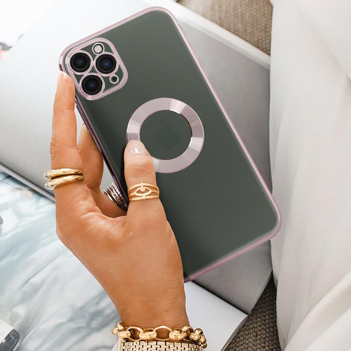 Actual product image Avizar Chrome Style Series Transparent Silicone Sleeve (Apple iPhone 11 Pro Max)