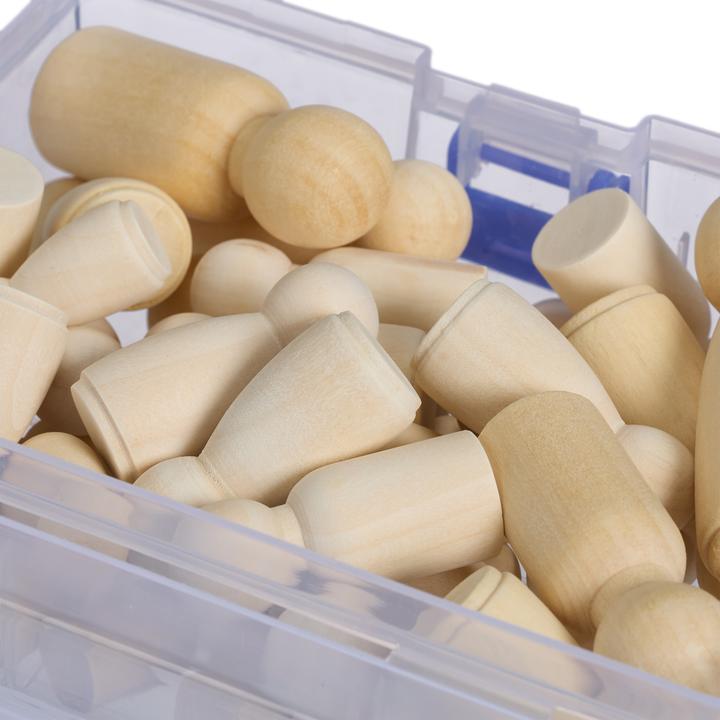Image du produit Relaxdays 100x figurines en bois