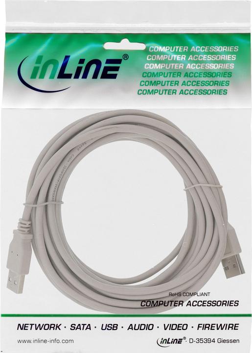 Actual product image InLine USB 2.0 cable (0.30 m, USB 2.0)