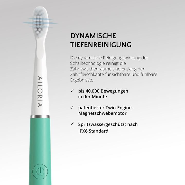 Actual product image Ailoria Sonic Toothbrush Pro Smile Green (Sonic toothbrush)