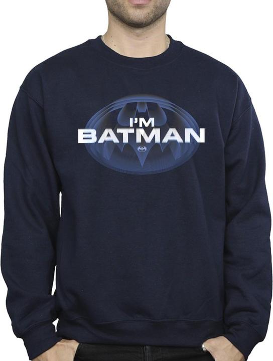 Actual product image Mens The Flash I'm Batman Sweatshirt (L)