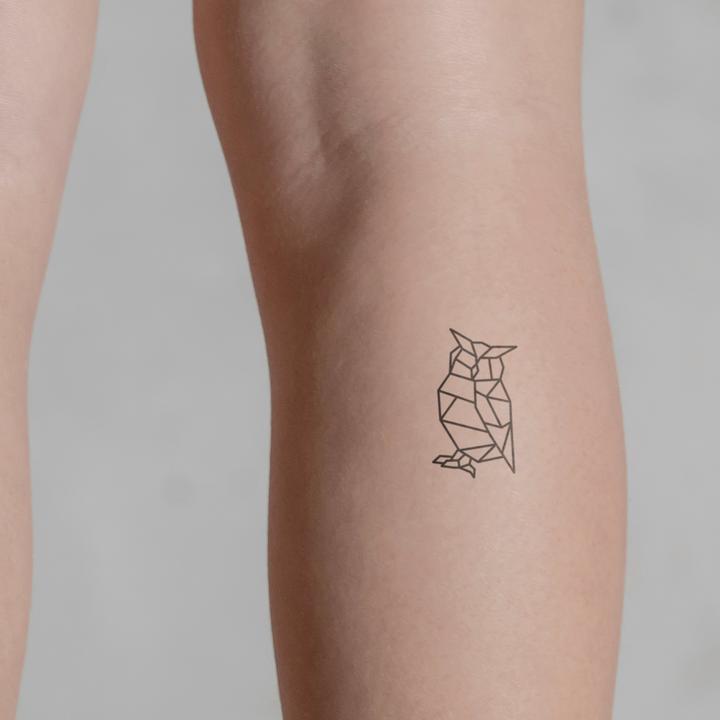 Produktbild minink Temporäres Tattoo – Geometrische Eule