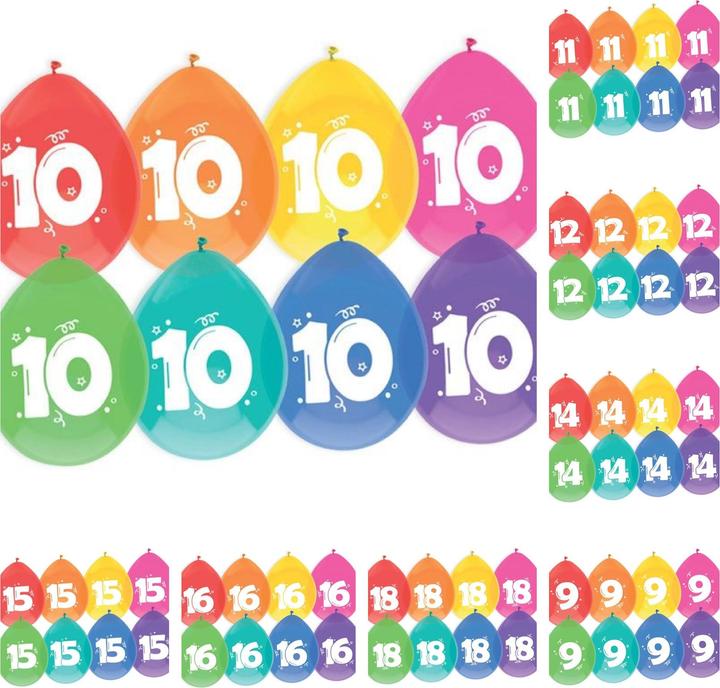 Produktbild Unique Luftballons 6er Pack (8 x)