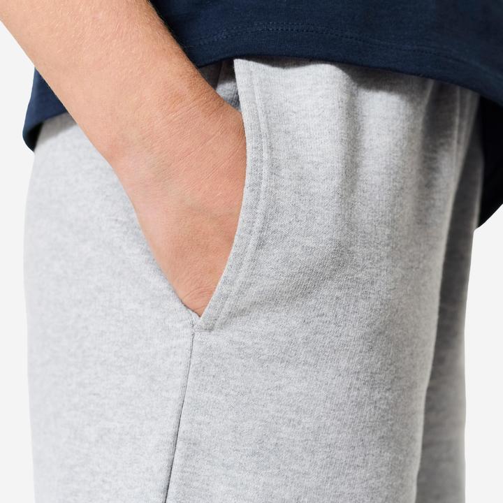 Produktbild Domyos Shorts Kinder Multisport Baumwolle - graumeliert (122)