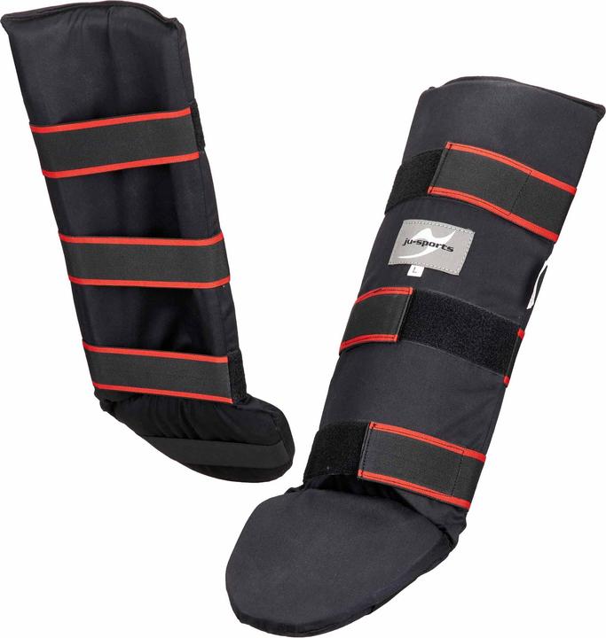 Actual product image Ju-Sports Muay Thai fabric shin guards (XL)