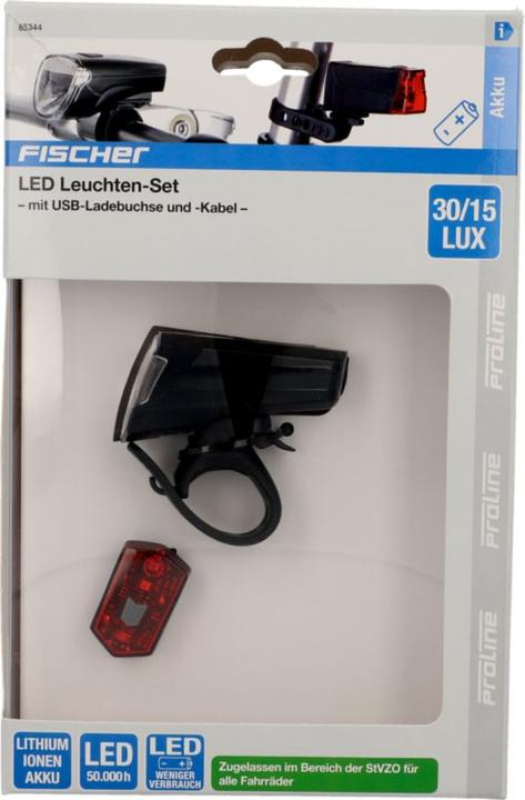 Produktbild Fischer Fahrradbeleuchtung (30 lm)