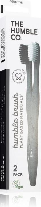 Actual product image The Humble Co. Vegetable toothbrush, soft, mix colours (Soft, 2 x)