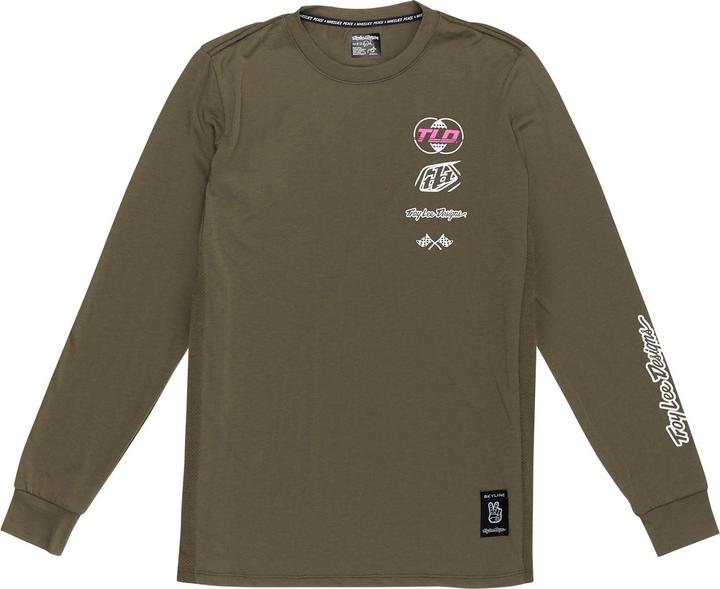 Produktbild Troy Lee Designs Skyline LS Ride Tee, Worldwide, caper, XL (XL)
