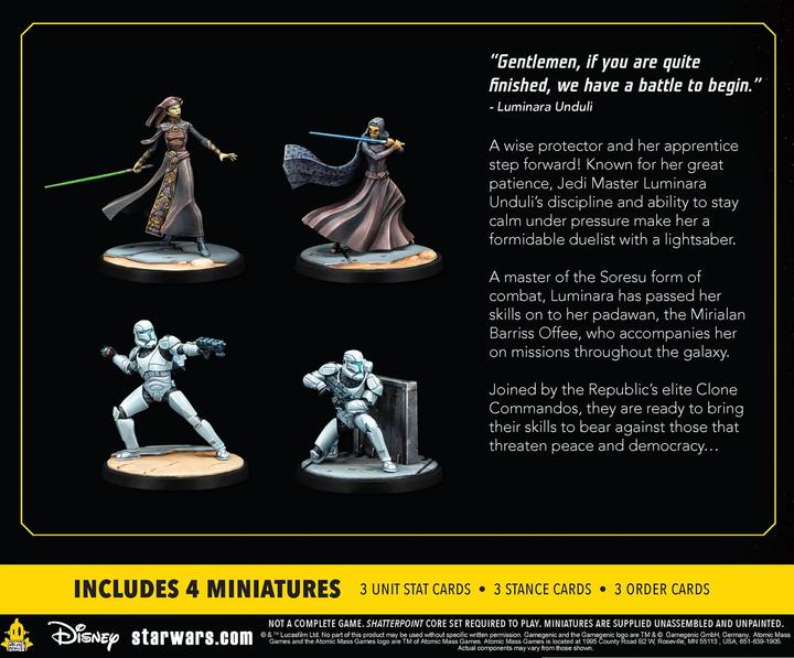 Produktbild Atomic Mass Games Star Wars: Shatterpoint - Plans and Preparation Squad Pack (Planung und Vorbereitung) (Deutsch)