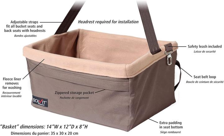 Image du produit PetSafe Rehausseur de siège Happy Ride (Chat, Chien, Pliable, Lavable en machine, Lavable)