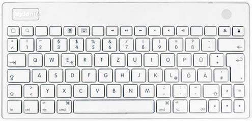 Produktbild KeySonic Super-Mini Tastatur im Mac-Layout