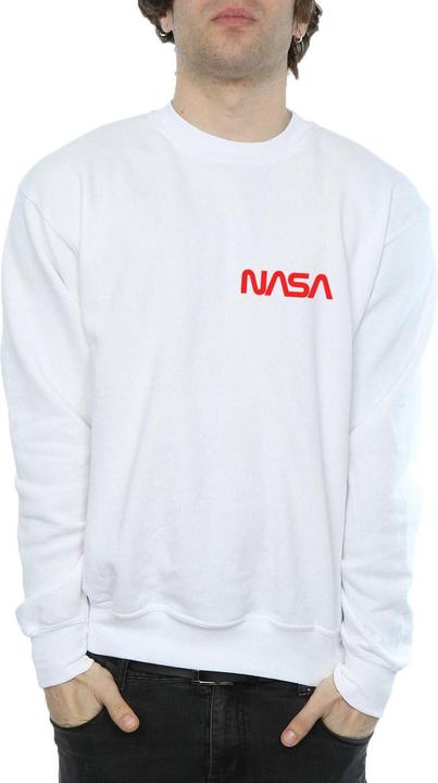Actual product image Nasa Mens Modern Logo Chest Sweatshirt (L)