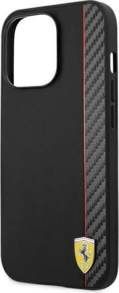 Produktbild Ferrari FESAXHCP13LBK iPhone 13 Pro/13 6,1" czarny/black hardcase On Track Carbon Stripe (Apple iPhone 13 Pro)