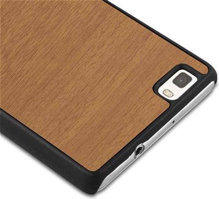 Produktbild Cadorabo Hard Cover Woody Cover (Huawei P8 Lite)