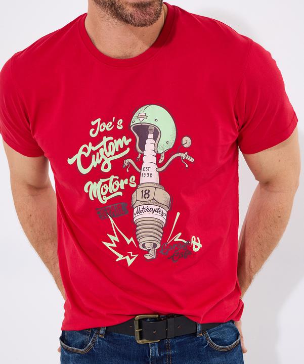 Image du produit Joe Browns Motors Helmet & Engine Graphic T-Shirt (XL)