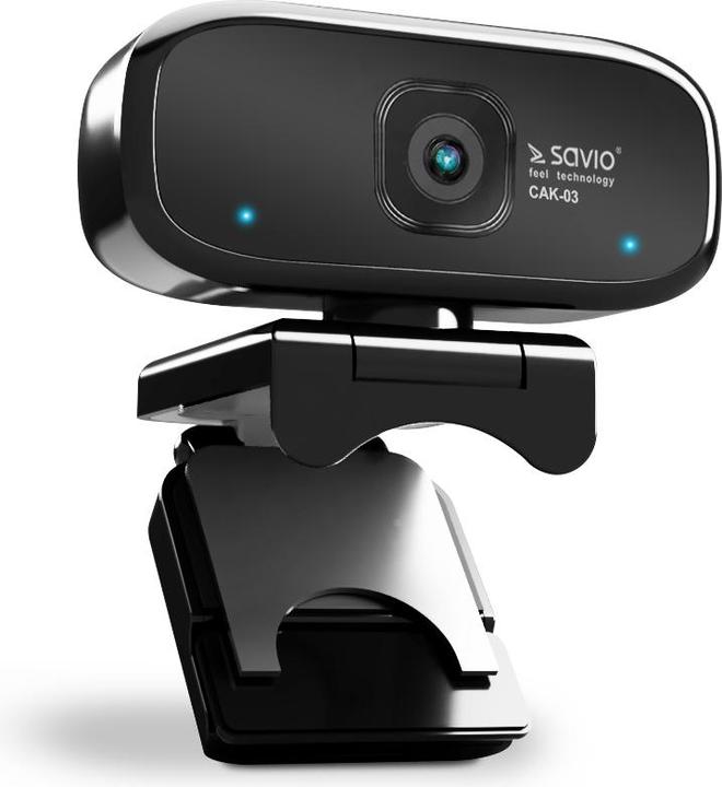 Produktbild Savio Elmak USB HD CAK-03 webcam with microphone, 1280x720 (2 Mpx)