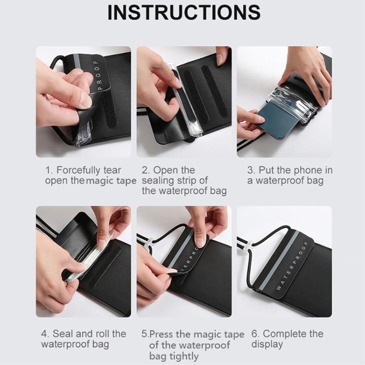 Actual product image Ueli Express Universal waterproof smartphone mobile phone pouch protective cover (Universal)