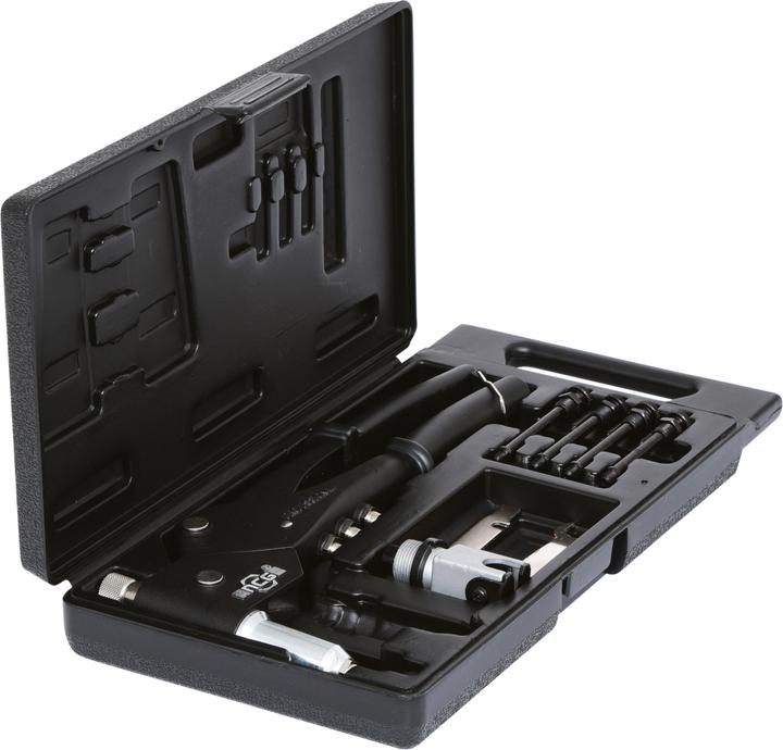 Actual product image KS Tools Universal Hand Riveting Pliers Set. 10 pieces 150.9610 (290 mm)