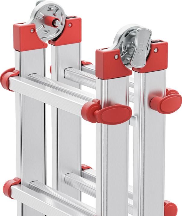 Image du produit Hailo M80, échelle multifonctionnelle en aluminium, 4x6nombre de barreaux (Échelle télescopique, 566 cm)
