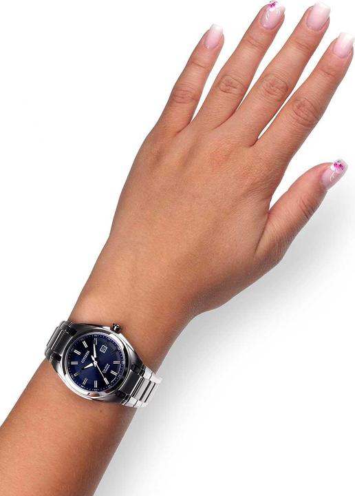 Immagine prodotto Citizen EW2210-53L Eco-Drive Super Titanium Ladies 34mm 10ATM (Orologio da polso analogico, 34 mm)