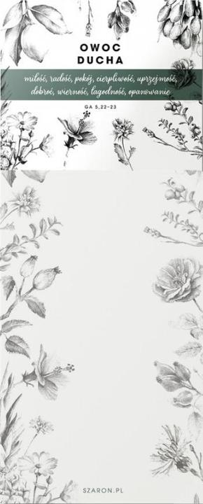 Actual product image Szaron Notizbuch mit Magnet - Frucht des Geistes