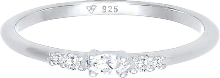 Immagine prodotto Elli Anello di cristallo, anello di fidanzamento (52, 925 Argento)