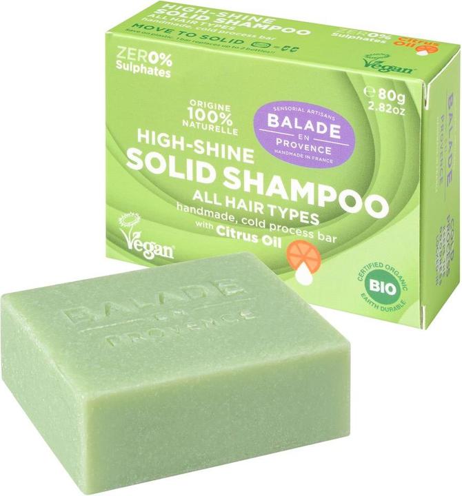 Actual product image Balade en Provence feste Haarseife High Shine normales Haar (Solid shampoo)