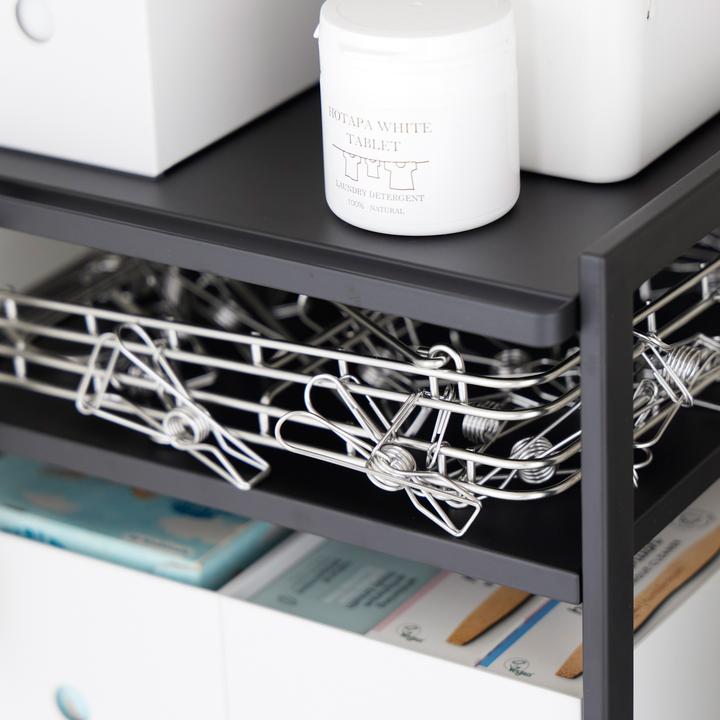 Actual product image Yamazaki 3-tier under-sink organiser TOWER
